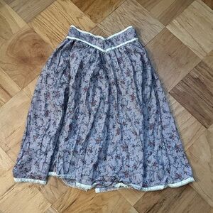 Vintage Gunne Sax Jessica’s Gunnies Floral Midi Skirt